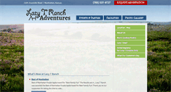 Desktop Screenshot of lazytranchadventures.com