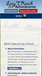 Mobile Screenshot of lazytranchadventures.com